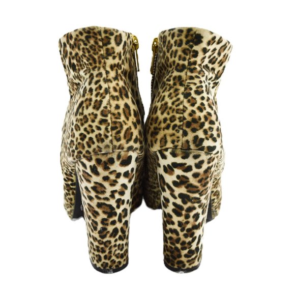 Diba Leopard Print Bootie #100-40 - Picture 4 of 5